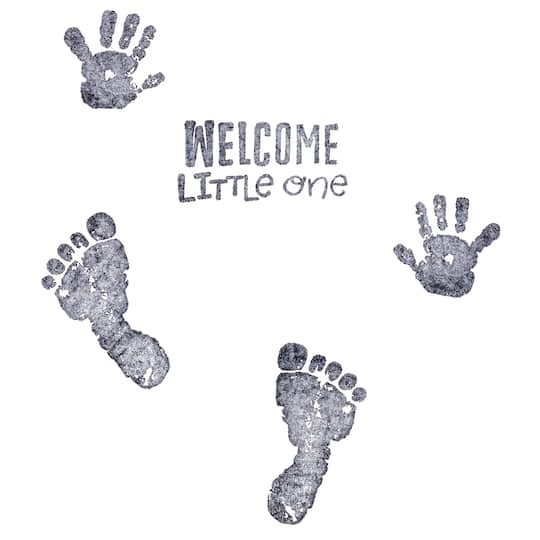 6 Pack: Baby Prints Wood Stamp Set by Recollections™